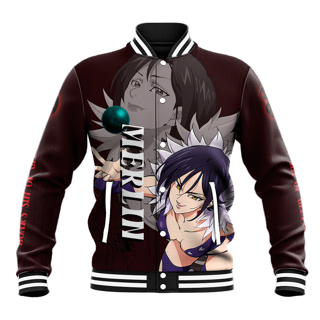 Merlin - Anime Baseball Jacket Boar's Sin of Gluttony Anime