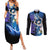 Celestial Aquarius Couples Matching Summer Maxi Dress and Long Sleeve Button Shirt Fairy Tail