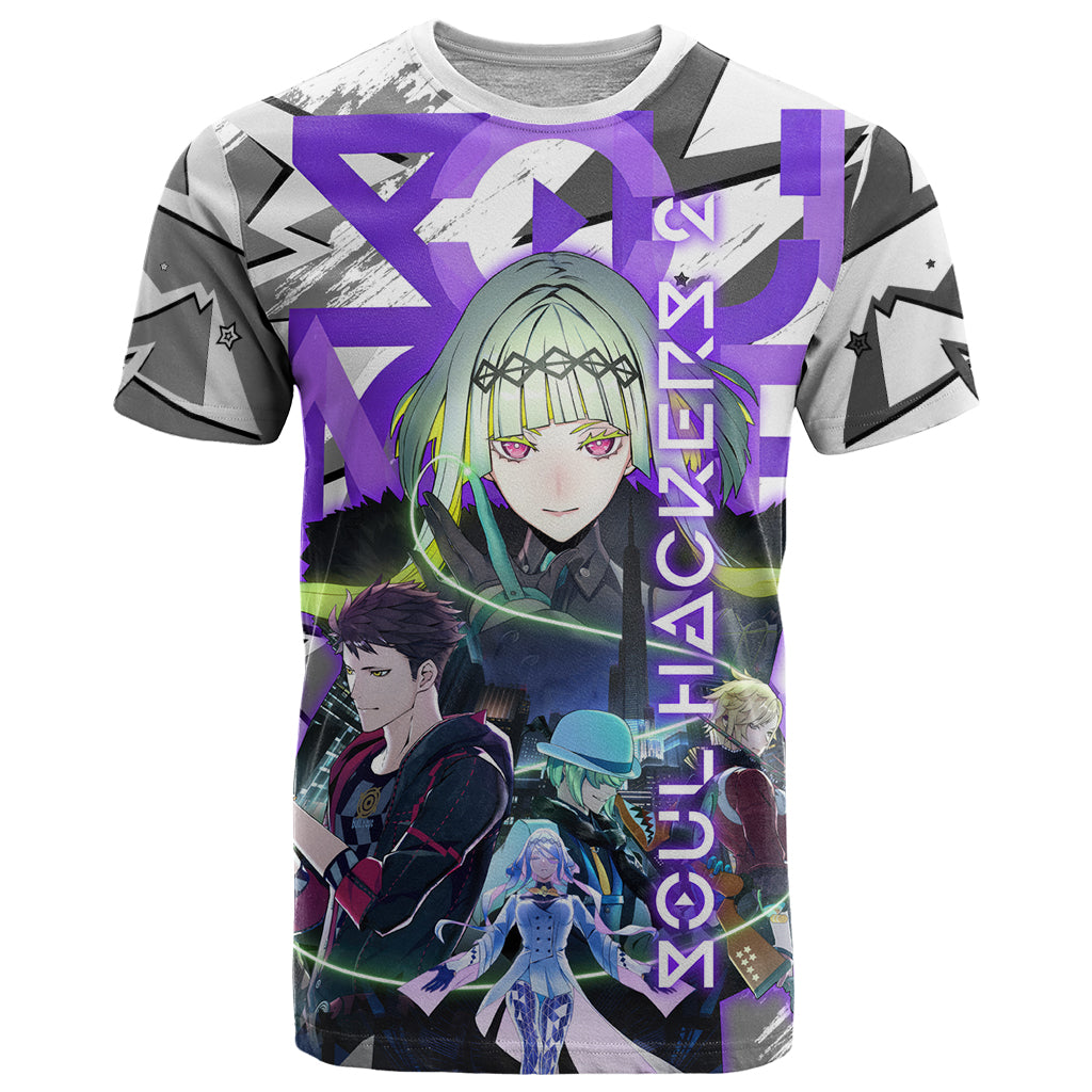 Soul Hackers 2 Persona T Shirt Anime Mix Polygon Cyber Style