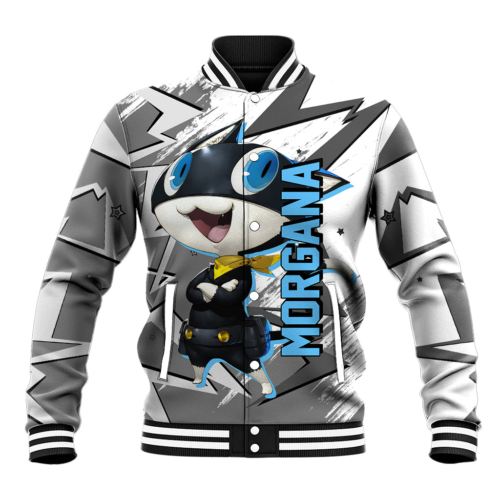 Morgana Persona Baseball Jacket Anime Mix Polygon Cyber Style