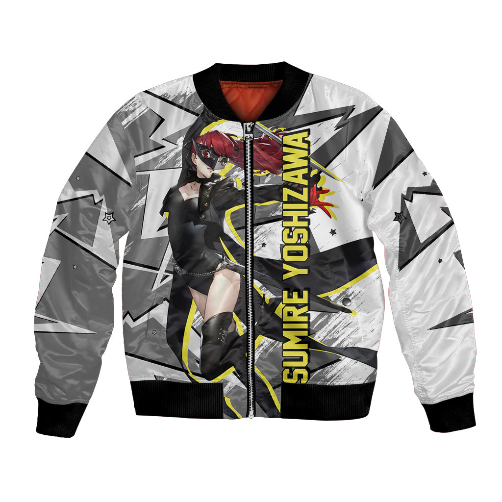 Sumire Yoshizawa Persona Bomber Jacket Anime Mix Polygon Cyber Style