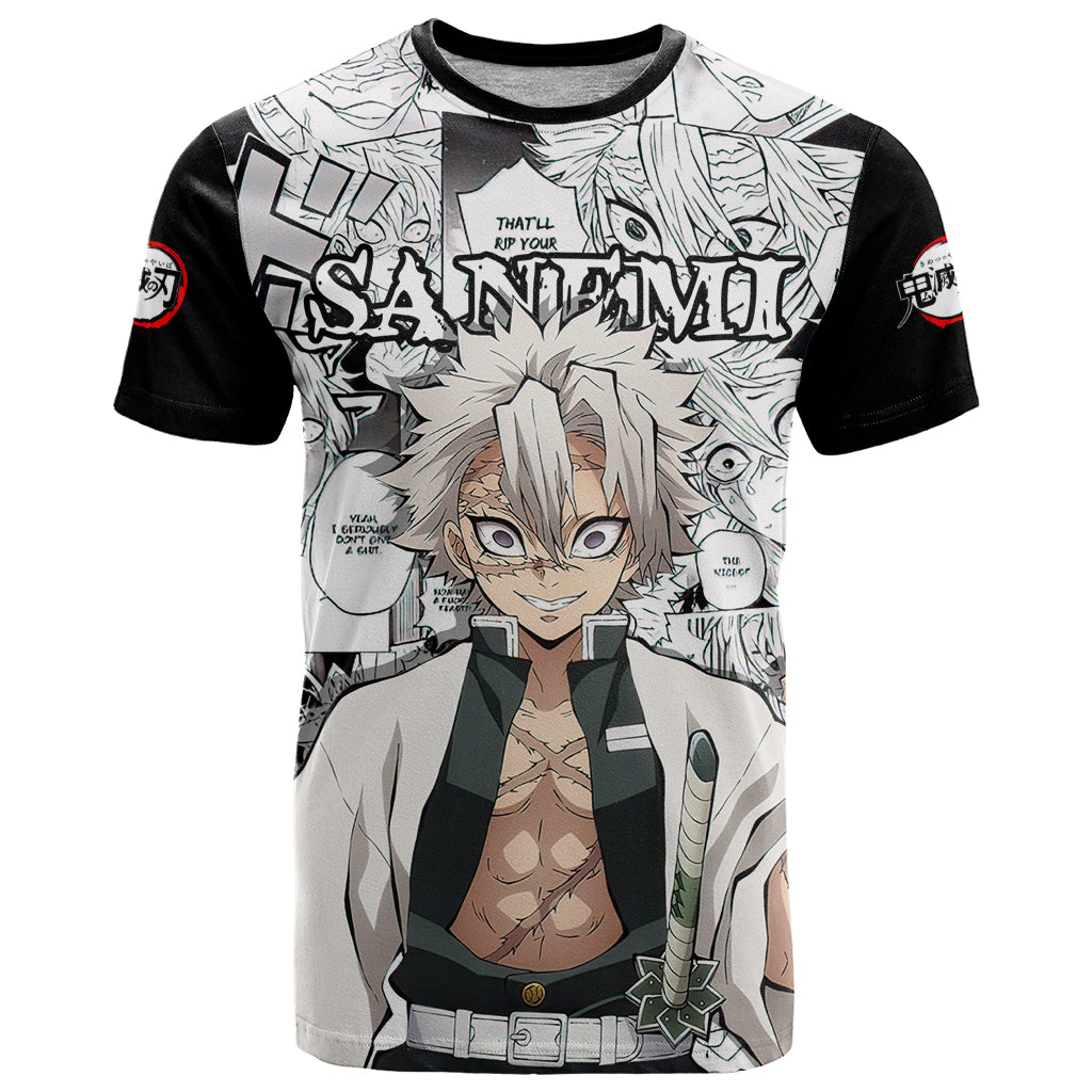 Sanemi Shinazugawa T Shirt Demon Slayer Anime Style