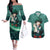 Izuku Midoriya - My Hero Academia Couples Matching Off The Shoulder Long Sleeve Dress and Hawaiian Shirt Anime Style