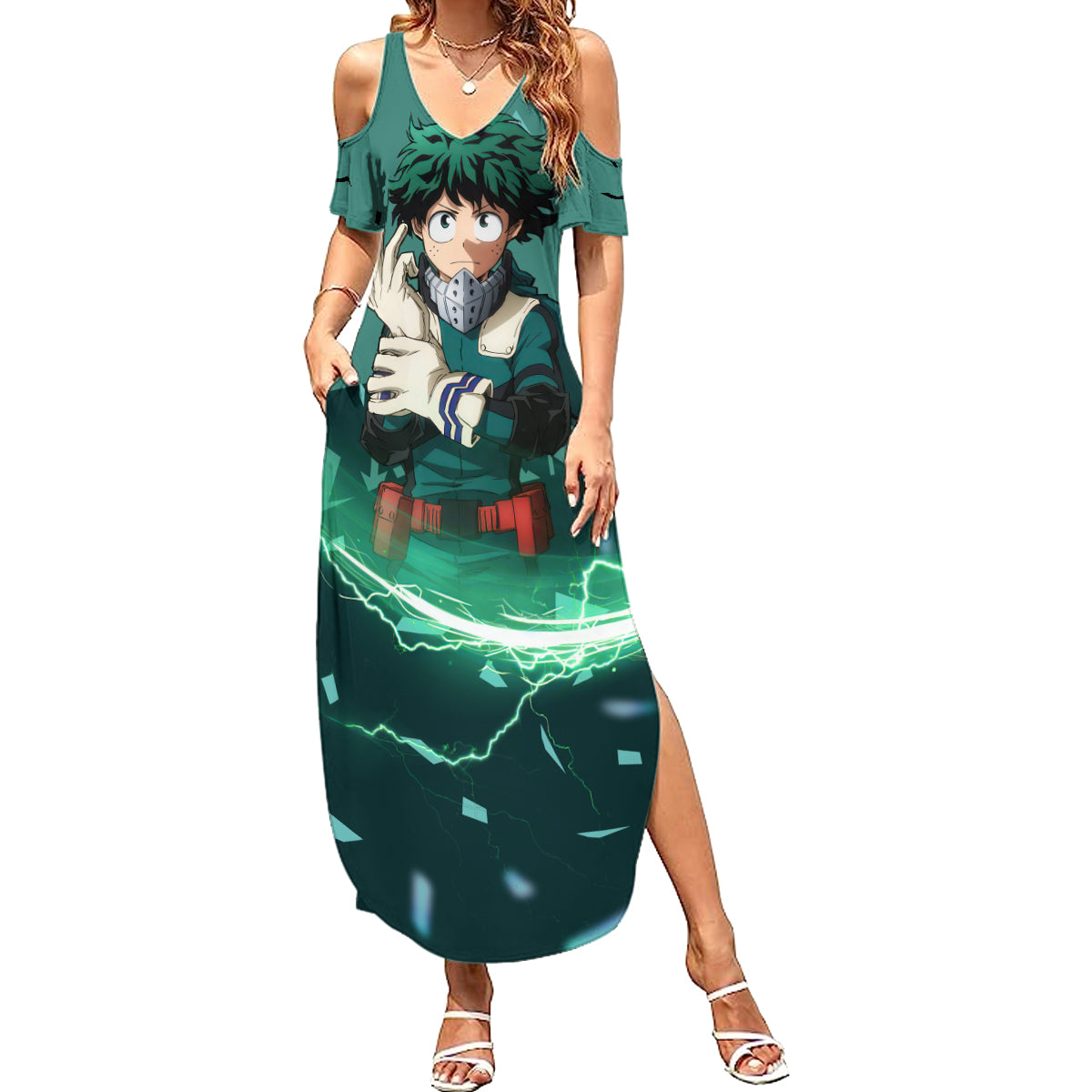 Izuku Midoriya - My Hero Academia Summer Maxi Dress Anime Style