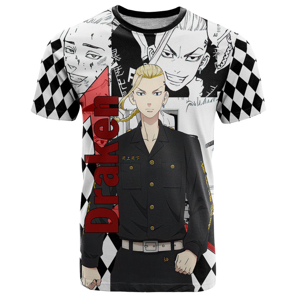 Ryuuguuji Ken Draken T Shirt Anime Mix Manga Style