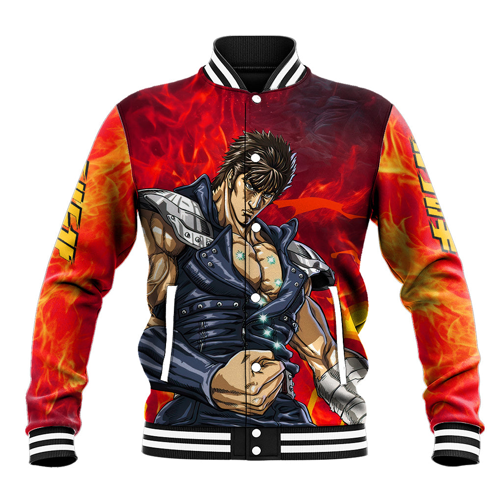 Fist of the North Baseball Jacket Anime Style