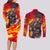 Fist of the North Couples Matching Long Sleeve Bodycon Dress and Long Sleeve Button Shirt Anime Style