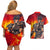 Fist of the North Couples Matching Off Shoulder Short Dress and Hawaiian Shirt Anime Style