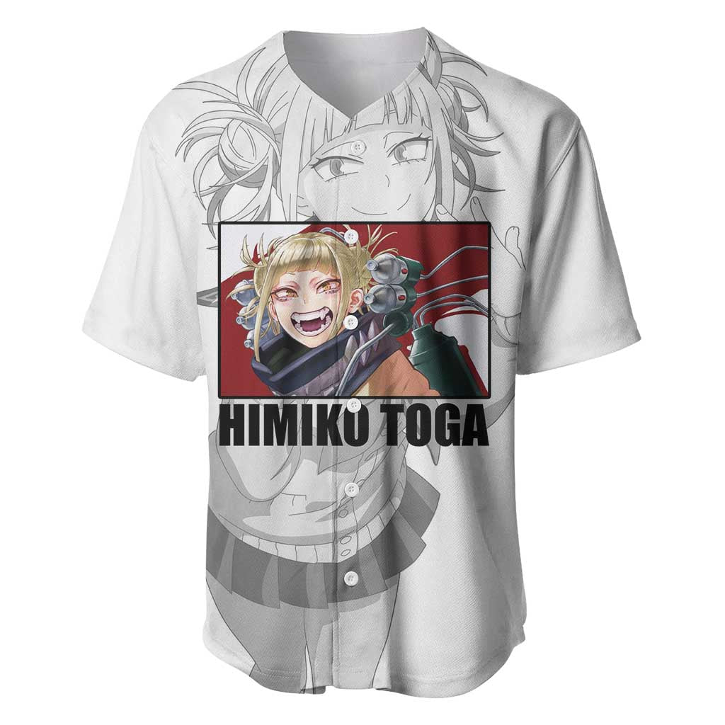 Himiko Toga - My Hero Academia Baseball Jersey Anime Style