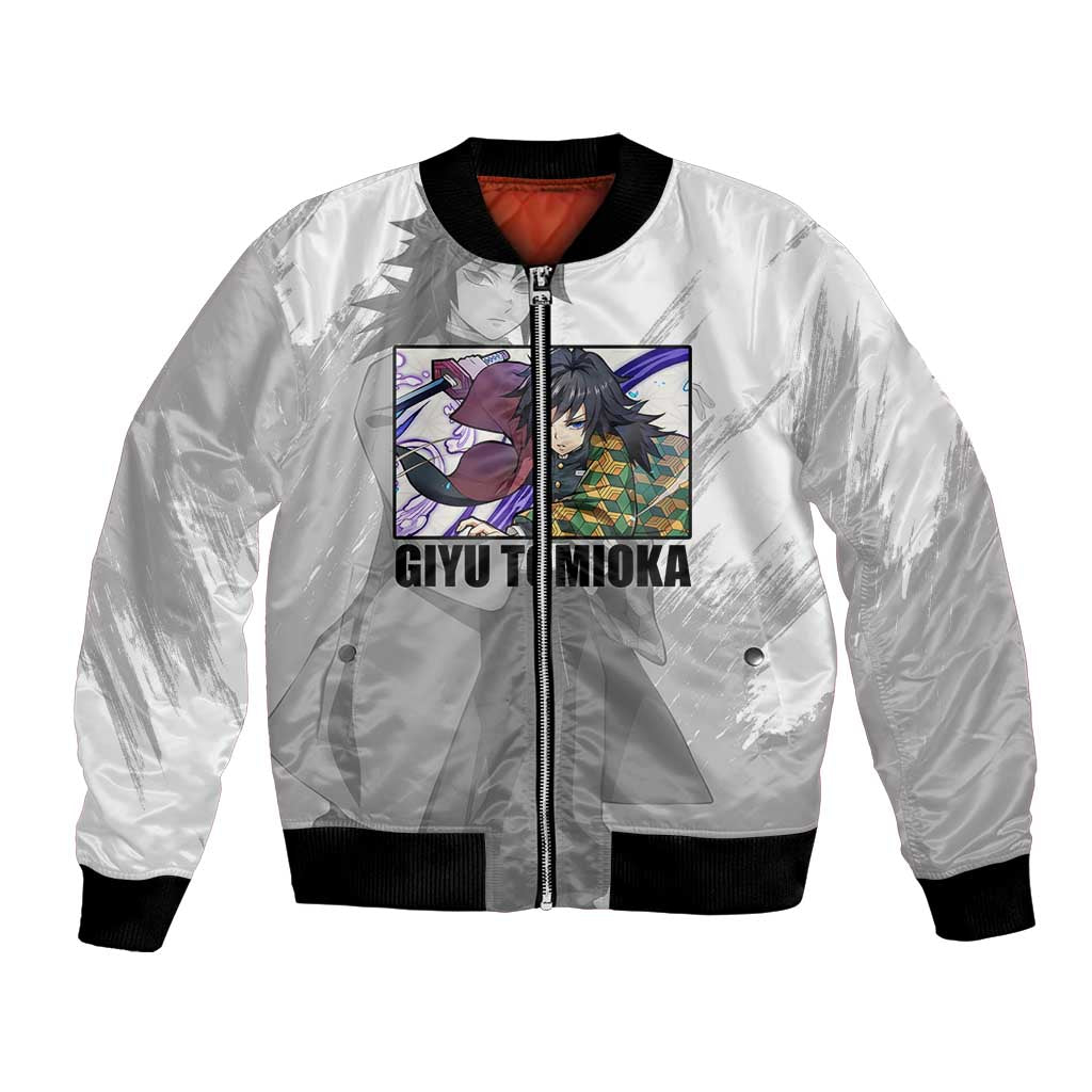 Giyu Tomioka - Demon Slayer Bomber Jacket Anime Style