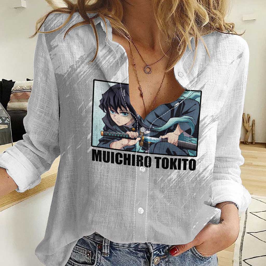 Muichiro Tokito - Demon Slayer Women Casual Shirt Anime Style