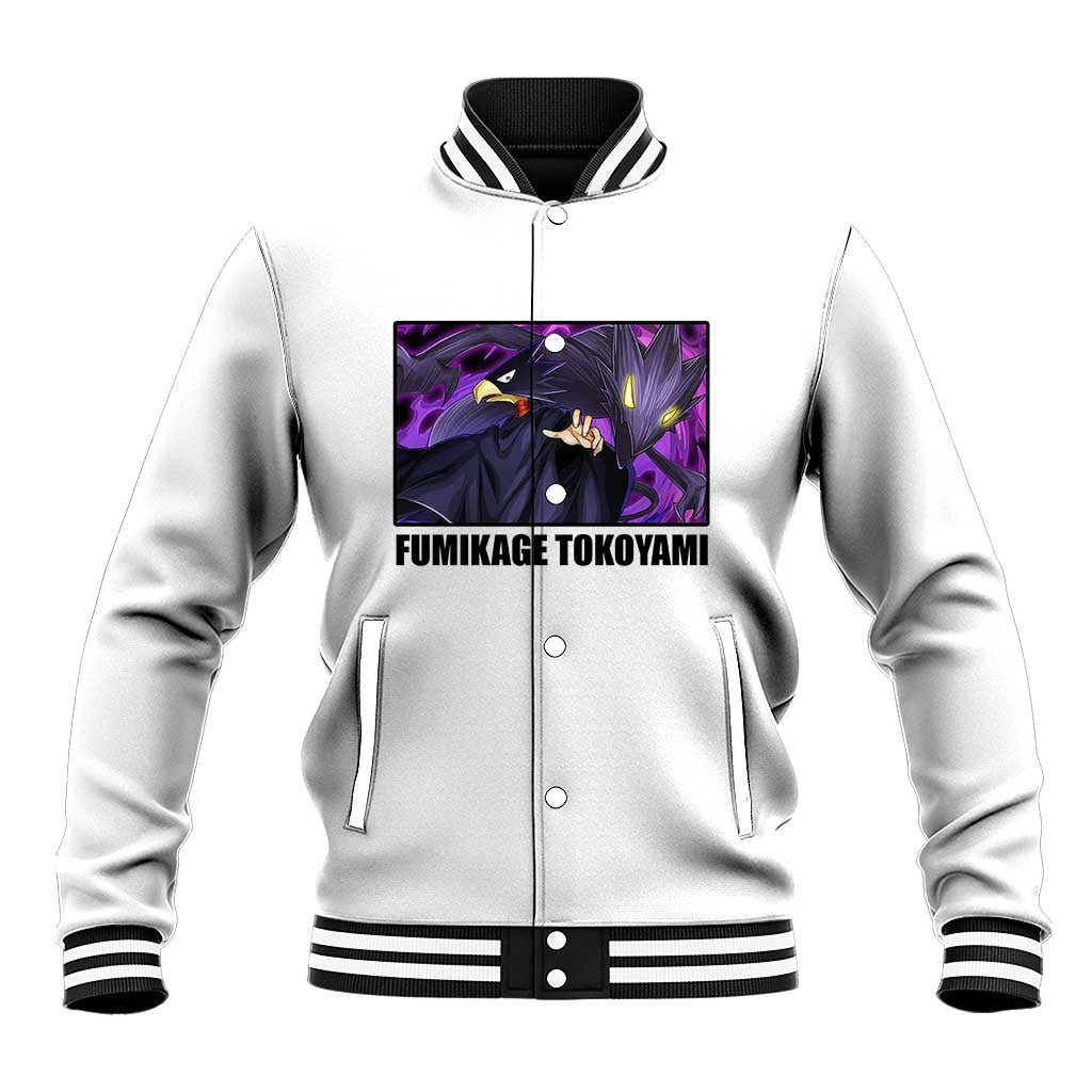 Fumikage Tokoyami - My Hero Academia Baseball Jacket Anime Style