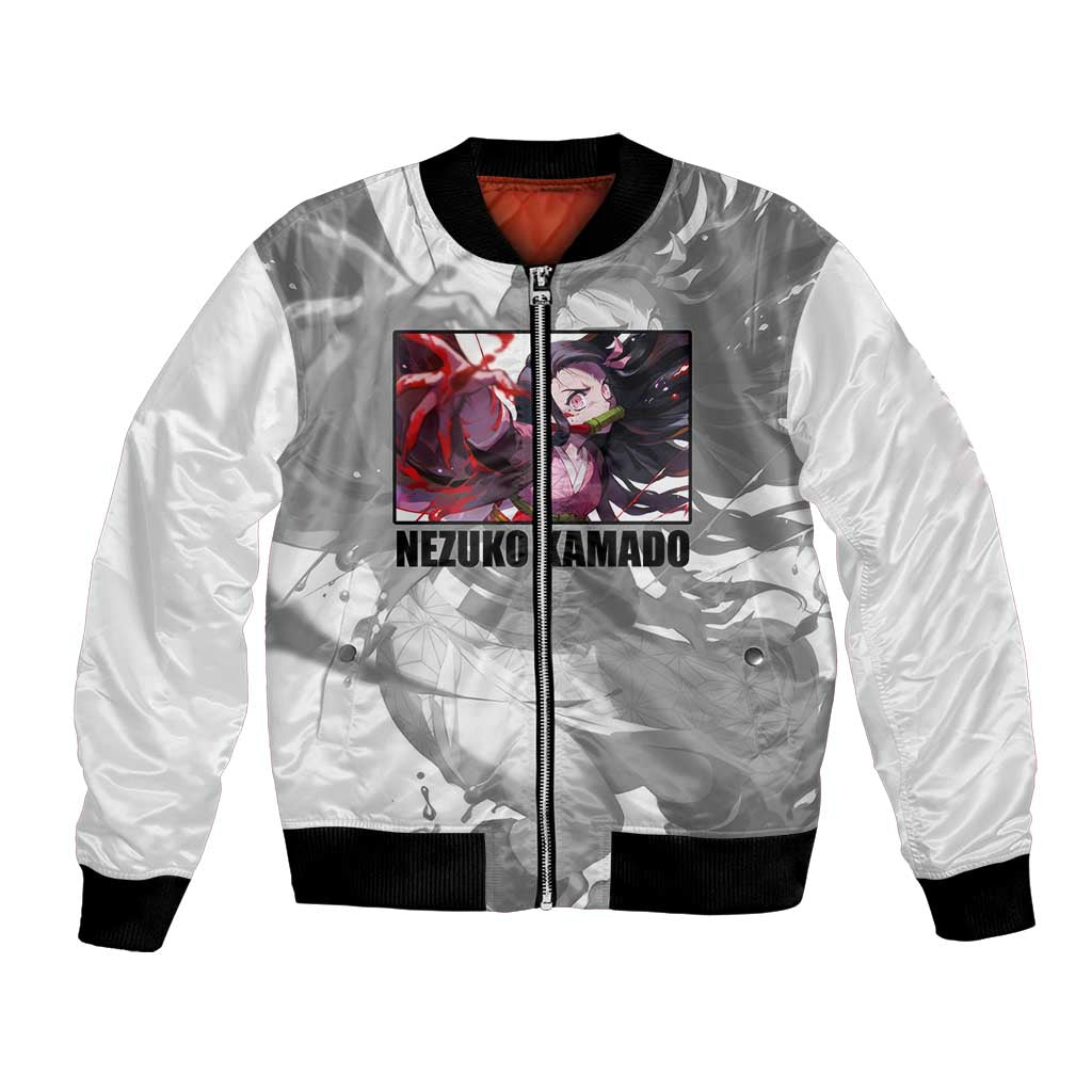 Nezuko Kamado - Demon Slayer Bomber Jacket Anime Style