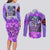 Uchiha Sasuke Naruto Shippuden Couples Matching Long Sleeve Bodycon Dress and Long Sleeve Button Shirt Anime Style