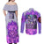 Uchiha Sasuke Naruto Shippuden Couples Matching Off Shoulder Maxi Dress and Long Sleeve Button Shirt Anime Style