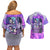 Uchiha Sasuke Naruto Shippuden Couples Matching Off Shoulder Short Dress and Hawaiian Shirt Anime Style