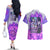 Uchiha Sasuke Naruto Shippuden Couples Matching Off The Shoulder Long Sleeve Dress and Hawaiian Shirt Anime Style