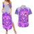 Uchiha Sasuke Naruto Shippuden Couples Matching Summer Maxi Dress and Hawaiian Shirt Anime Style