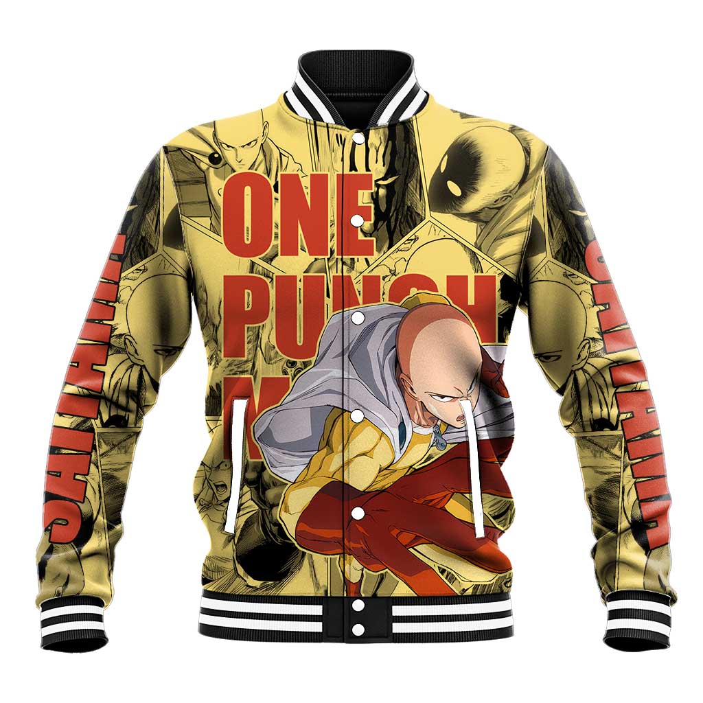 Saitama - One Punch Man Baseball Jacket Anime Style