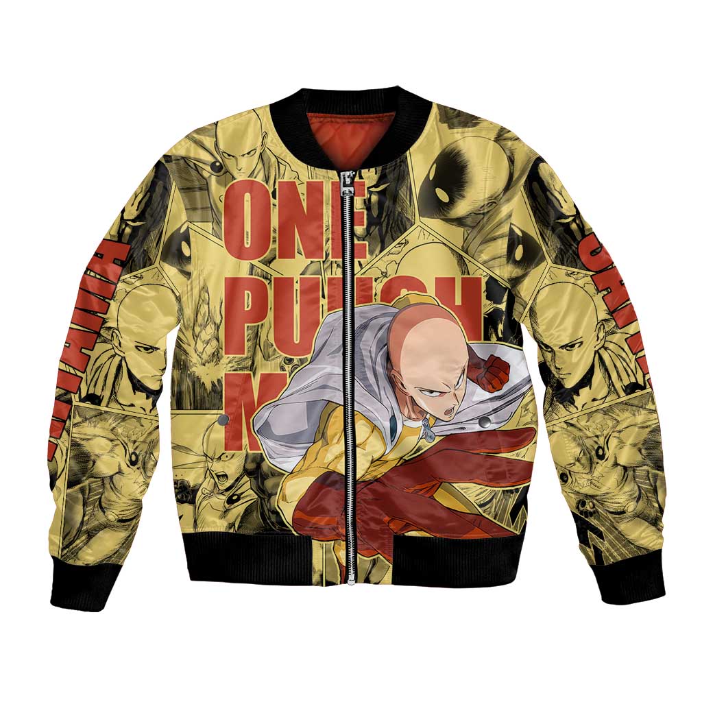 Saitama - One Punch Man Bomber Jacket Anime Style