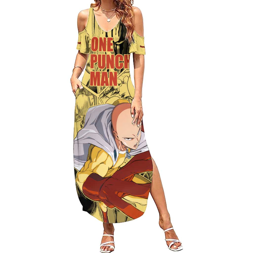 Saitama - One Punch Man Summer Maxi Dress Anime Style