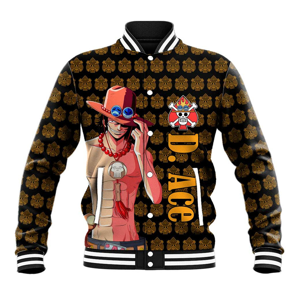 Portgas D. Ace - Fire Fist - One Piece Baseball Jacket Anime Style