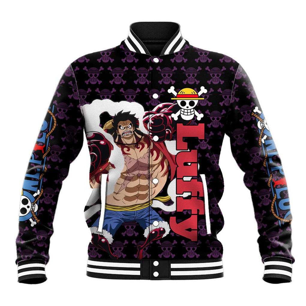 Luffy Gear 4 - One Piece Baseball Jacket Anime Pattern Mix Style