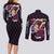 Luffy Gear 4 - One Piece Couples Matching Long Sleeve Bodycon Dress and Long Sleeve Button Shirt Anime Pattern Mix Style