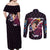 Luffy Gear 4 - One Piece Couples Matching Off Shoulder Maxi Dress and Long Sleeve Button Shirt Anime Pattern Mix Style