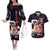 Luffy Gear 4 - One Piece Couples Matching Off The Shoulder Long Sleeve Dress and Hawaiian Shirt Anime Pattern Mix Style