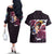 Luffy Gear 4 - One Piece Couples Matching Off The Shoulder Long Sleeve Dress and Hawaiian Shirt Anime Pattern Mix Style