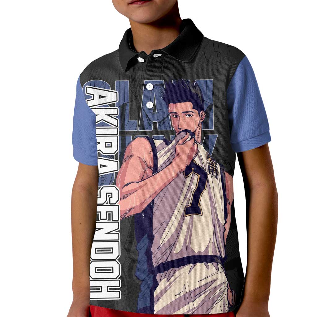 Akira Sendoh - Slam Dunk Kid Polo Shirt Anime Style