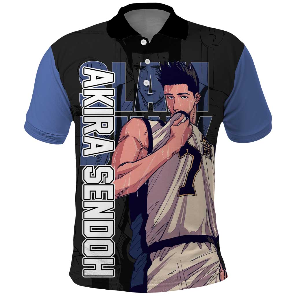 Akira Sendoh - Slam Dunk Polo Shirt Anime Style