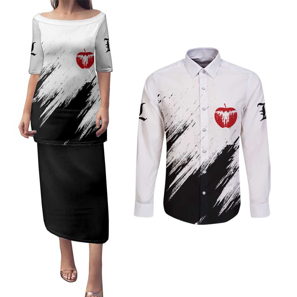 Nate River - Death Note Couples Matching Puletasi and Long Sleeve Button Shirt Anime Style