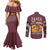 Gaara Naruto Shippuden Couples Matching Mermaid Dress and Long Sleeve Button Shirt Anime Style