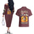 Gaara Naruto Shippuden Couples Matching Off The Shoulder Long Sleeve Dress and Hawaiian Shirt Anime Style