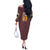 Gaara Naruto Shippuden Off The Shoulder Long Sleeve Dress Anime Style