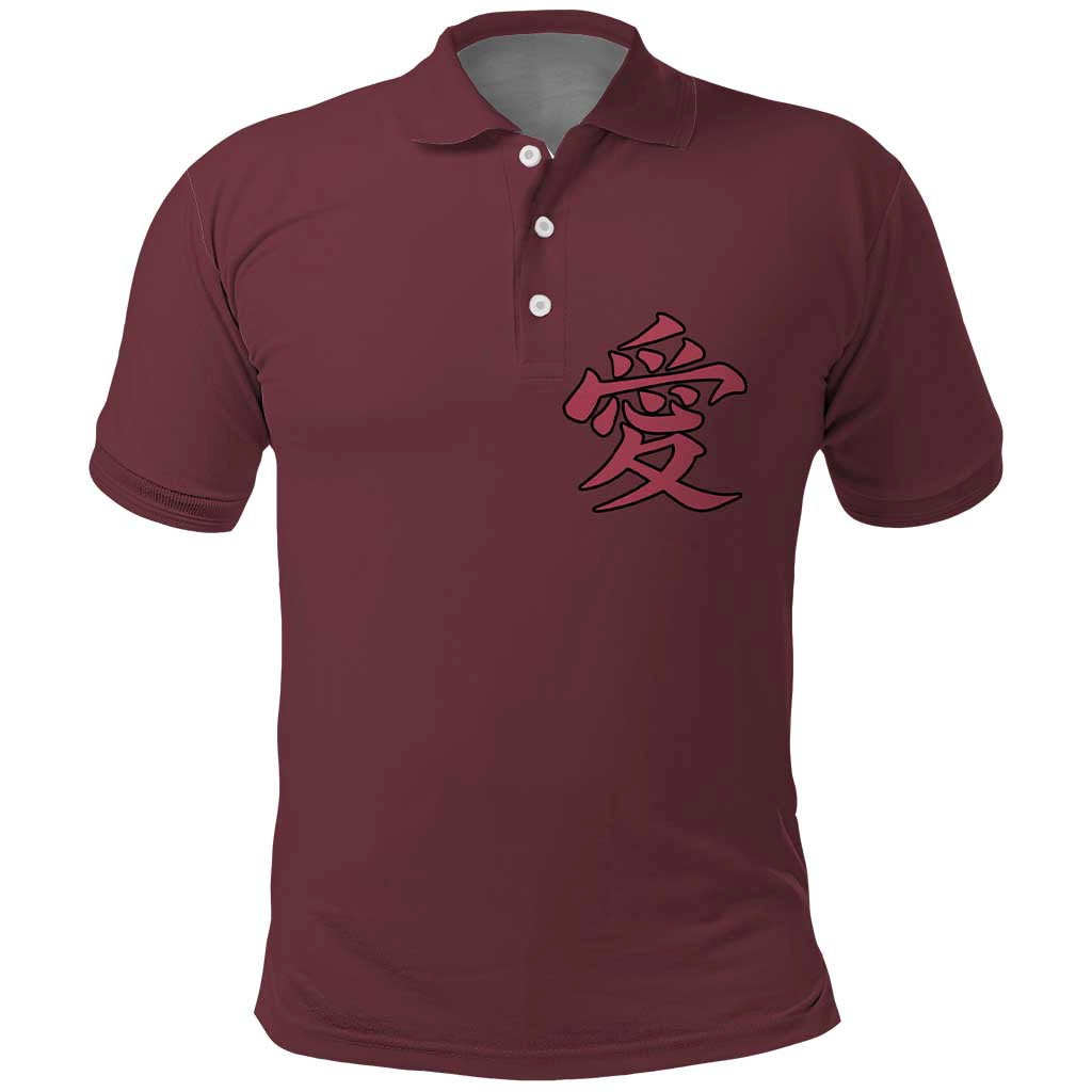 Gaara Naruto Shippuden Polo Shirt Anime Style