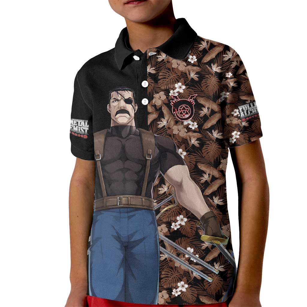 King Bradley - Fullmetal Alchemist Kid Polo Shirt Anime Style