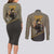 Jotaro Kujo - JoJo no Kimyo na Boken Couples Matching Long Sleeve Bodycon Dress and Long Sleeve Button Shirt Anime Style