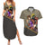 Jotaro Kujo - JoJo no Kimyo na Boken Couples Matching Summer Maxi Dress and Hawaiian Shirt Anime Style