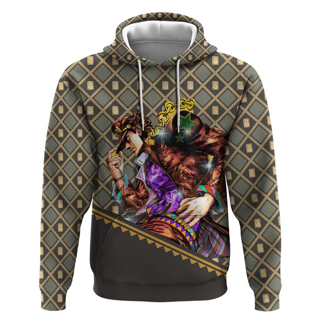 Jotaro Kujo - JoJo no Kimyo na Boken Hoodie Anime Style