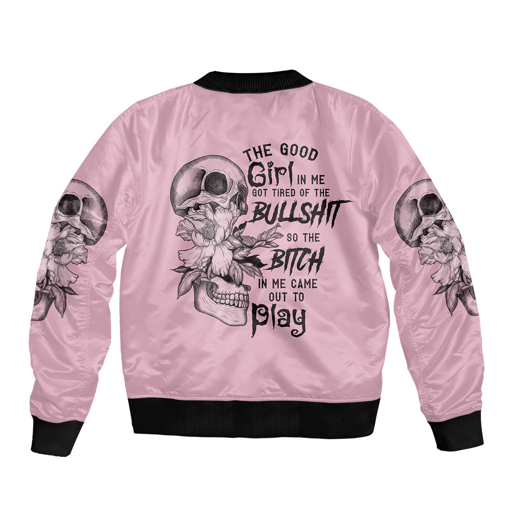 the-good-girl-in-me-got-tired-skull-bomber-jacket