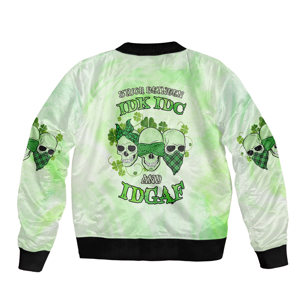 stuck-between-idk-idc-and-idgaf-rose-skull-patricks-day-bomber-jacket