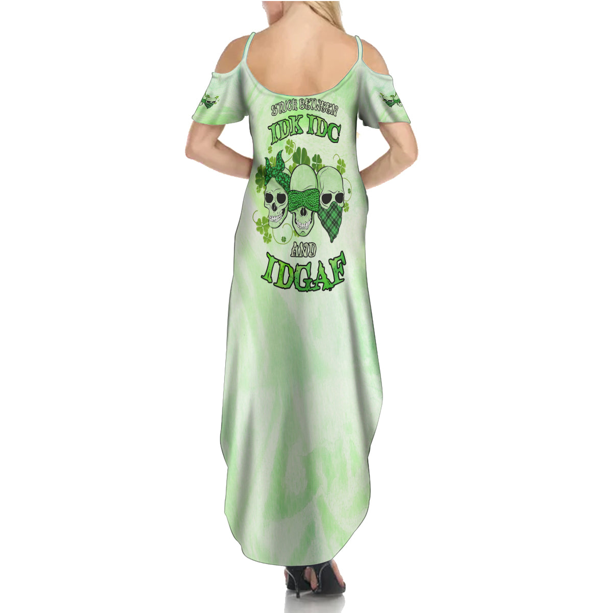 stuck-between-idk-idc-and-idgaf-rose-skull-patricks-day-summer-maxi-dress