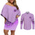 yes-im-a-b-but-not-yours-purple-couples-matching-off-shoulder-short-dress-and-long-sleeve-button-shirt