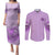 yes-im-a-b-but-not-yours-purple-couples-matching-puletasi-dress-and-long-sleeve-button-shirt