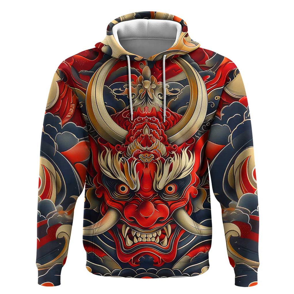 Oni Hoodie Japan Art Style