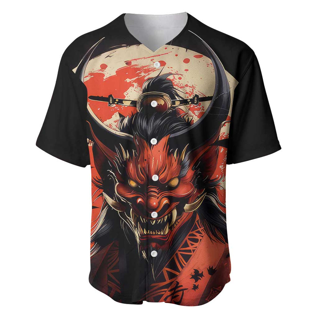 Oni Demon Baseball Jersey Japan Art Style