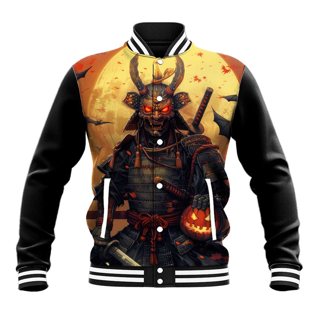 Samurai Halloween Baseball Jacket Japan Art Style